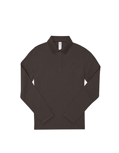 My Polo 210 Long Sleeve /Women – B&C BE INSPIRED in Roasted Coffee