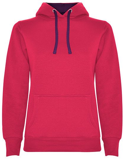 Women´s Urban Hooded Sweatshirt – Roly in Rosette 78/Purple 71