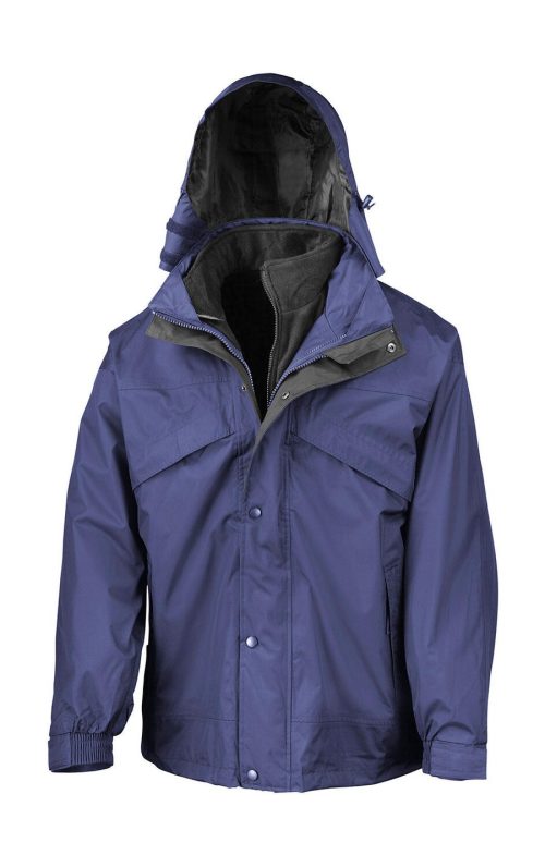 3-in-1 "Zip & Clip" Jacke R 068X – Result in Royal