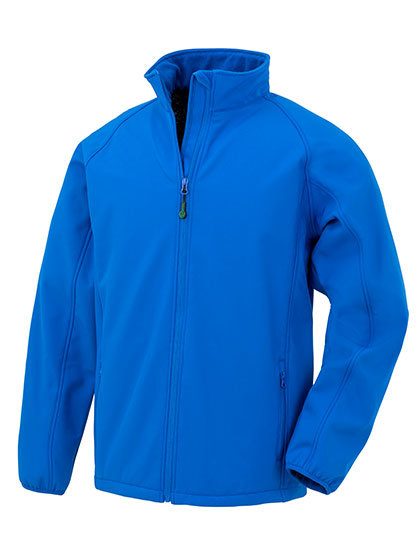 Men´s Recycled 2-Layer Printable Softshell Jacket – Result Recycled in Royal