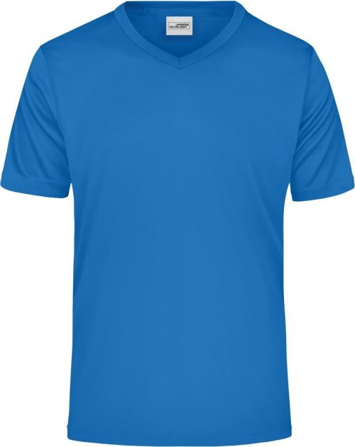 Herren V-Ausschnitt Sport T-Shirt JN 736 – Daiber in Royal