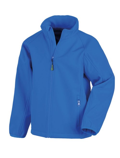 Recycelte Softshelljacke 2 Lagen Kind R901J-Y – Result in Royal