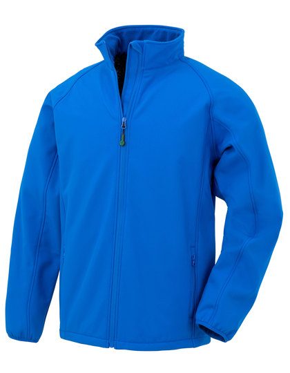 Recycled 2-Layer Printable Youth Softshell Jacket – Result Recycled in Royal