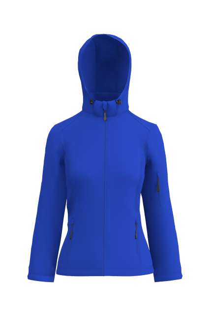 Women’s 3-Layer Detachable Hooded Softshell Jacket – Legend Classics in Royal