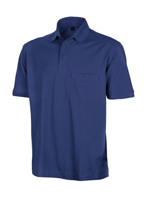 Apex Pocket Polo Shirt – Result Workguard in Royal