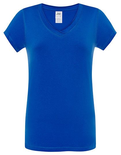 Ladies´ V-Neck Sicilia – JHK in Royal Blue