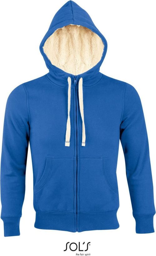 Unisex Kapuzen Sweatjacke Sherpa – SOL'S in Royal Blue