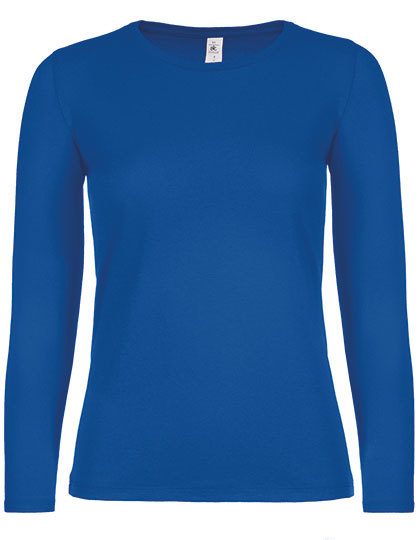 Women´s T-Shirt #E150 Long Sleeve – B&C BE INSPIRED in Royal Blue