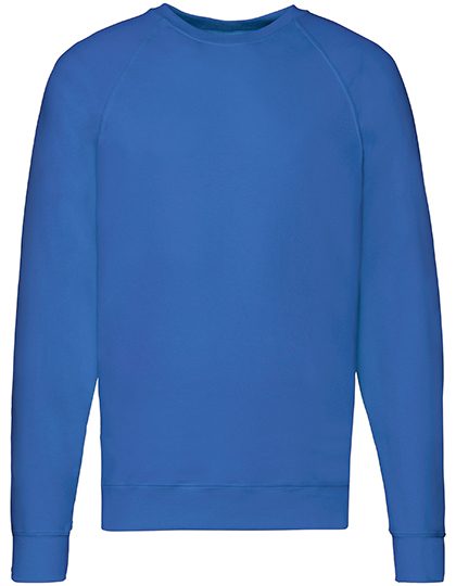 Lightweight Raglan Sweat – Fruit of the Loom in Royal Blue