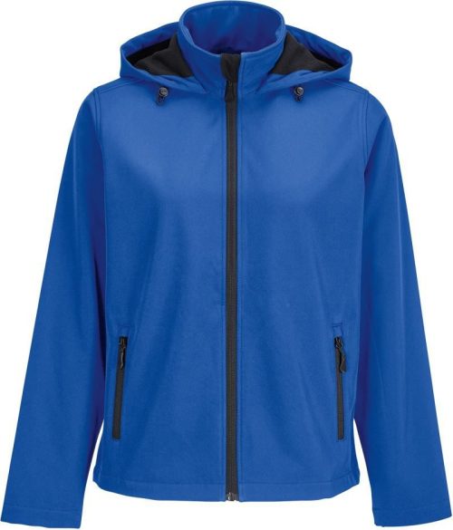 Damen 2-Lagen Kapuzen Softshell Jacke Race Hooded Women – SOL'S in Royal Blue