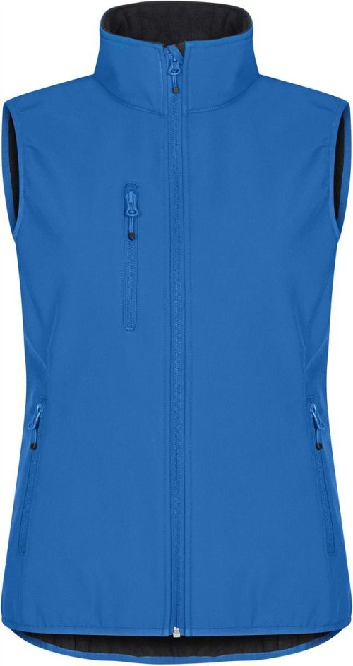 Damen 3-Lagen Softshell Bodywarmer Classic Softshell Vest W – Clique in Royal Blue