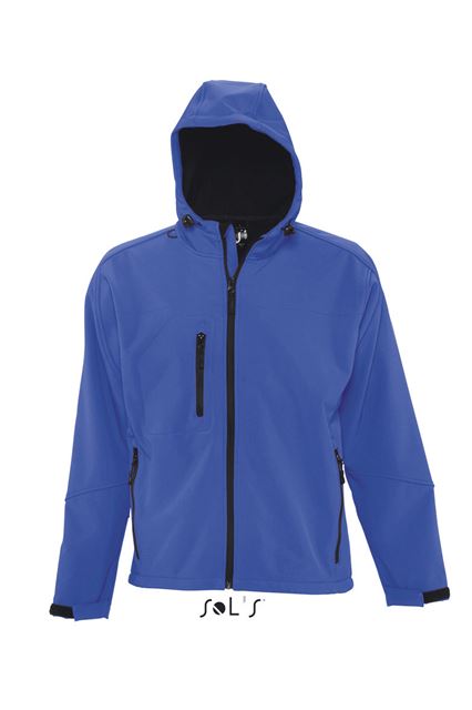 Sol's Replay Men - Hooded Softshell – SOL'S in Royal Blue
