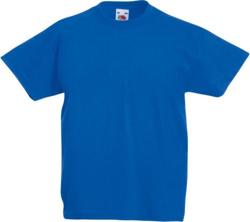 Kinder T-Shirt Kids Original T – Fruit of the Loom in Royal Blue