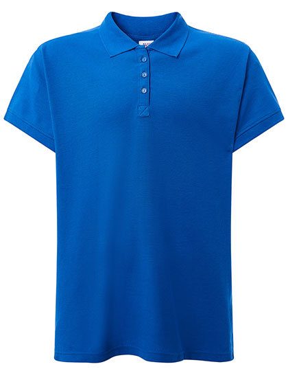 Ladies´ Curves Polo – JHK in Royal Blue
