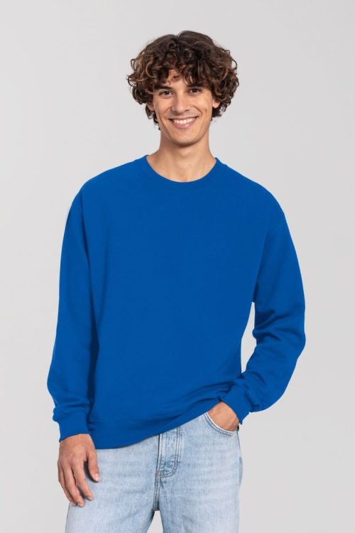 Sweater Iconic 250 Set-In Sweat – Fruit of the Loom in Royal Blue