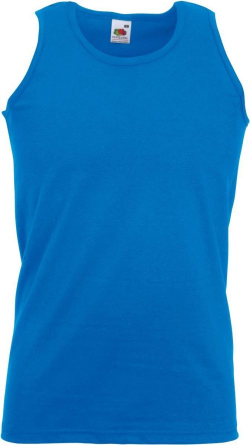 Herren Tanktop Athletic Vest – Fruit of the Loom in Royal Blue