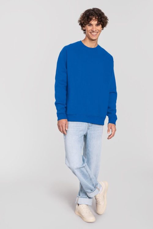 Schwerer Sweater Iconic Premium Set-In Sweat – Fruit of the Loom in Royal Blue