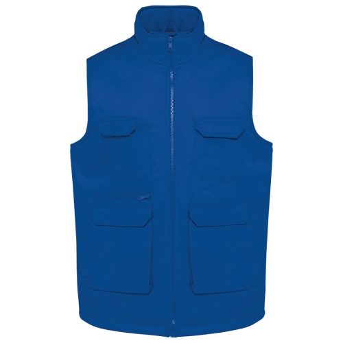 Gefütterte Unisex-Weste aus  Baumwollpolyester WK607 – WK in Royal Blue