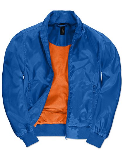 Women´s Jacket Trooper – B&C COLLECTION in Royal Blue/Neon Orange