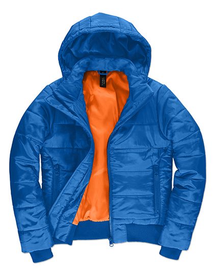 Women´s Jacket Superhood – B&C COLLECTION in Royal Blue/Neon Orange