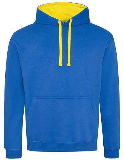 Varsity Hoodie – Just Hoods in Royal Blue/Sun Yellow