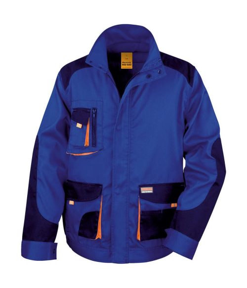 Lite Jacket – Result Workguard in Royal/Navy/Orange