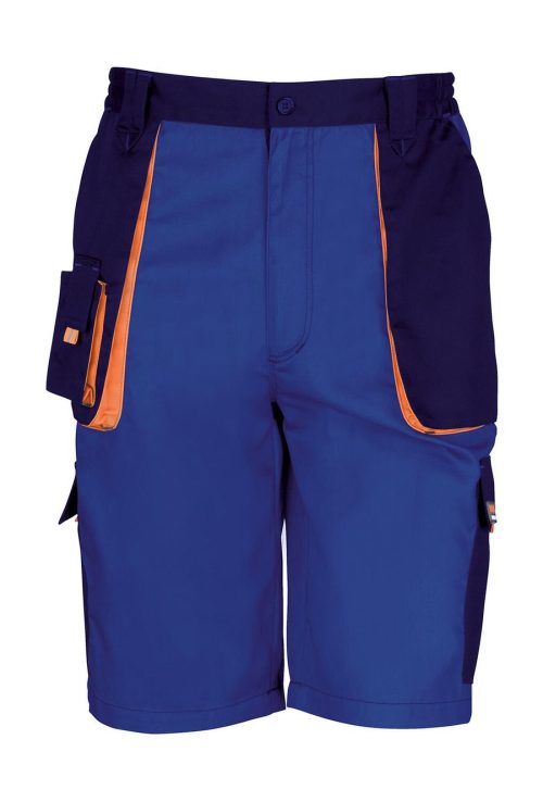 Lite Shorts – Result Workguard in Royal/Navy/Orange