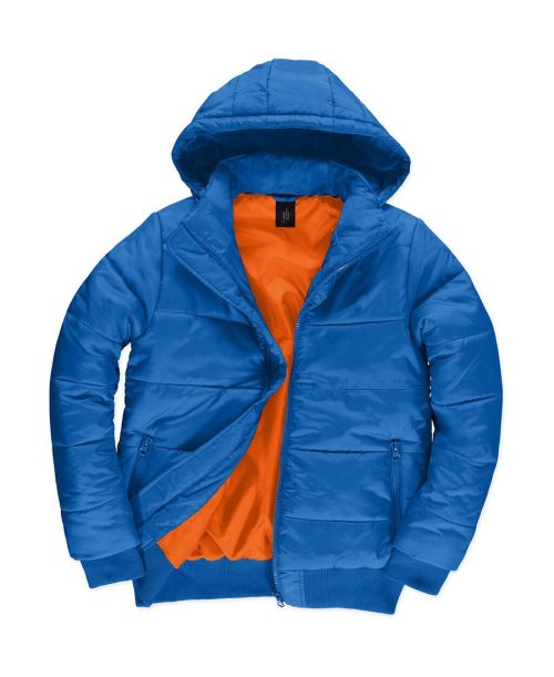 Superhood/men Jacket JM940 – B&C Outerwear in Royal/Neon Orange