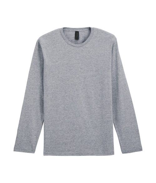 Softstyle® Adult Long Sleeve T-Shirt – Gildan in RS Sport Grey