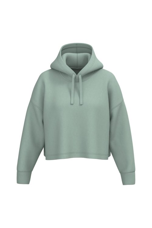 Damen Cropped-Sweatshirt mit Kapuze PA396 – Proact in Sage
