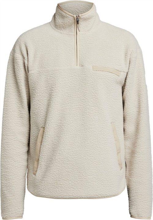 Herren Fleece mit 1/4 Zip Yoke Half Zip M – Tenson in Sand