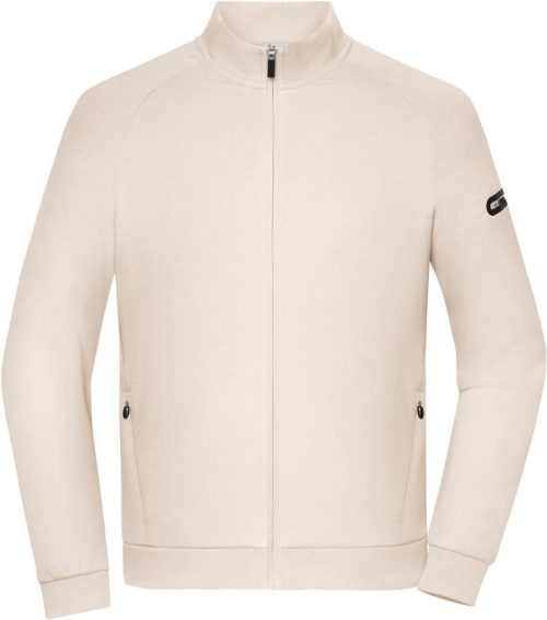 Herren Interlock Sweatjacke 8054 – Daiber in Sandstone