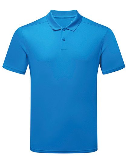TriDri® Ion-Charge panelled polo – TriDri® in Sapphire