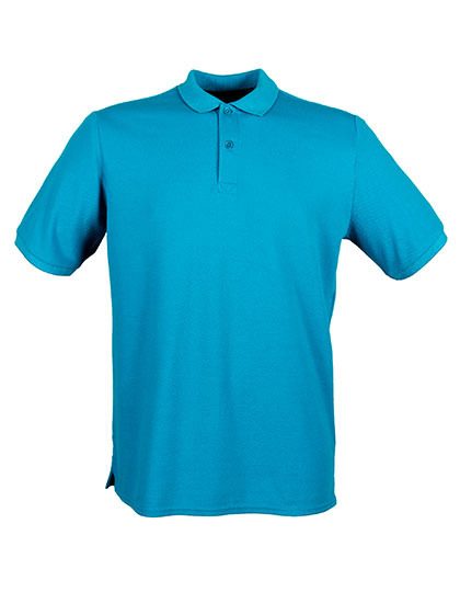 Men´s Micro-Fine Piqué Polo Shirt – Henbury in Sapphire Blue