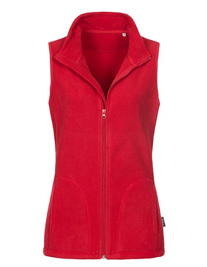 Classic Fleece Vest Women – Stedman® in Scarlet Red