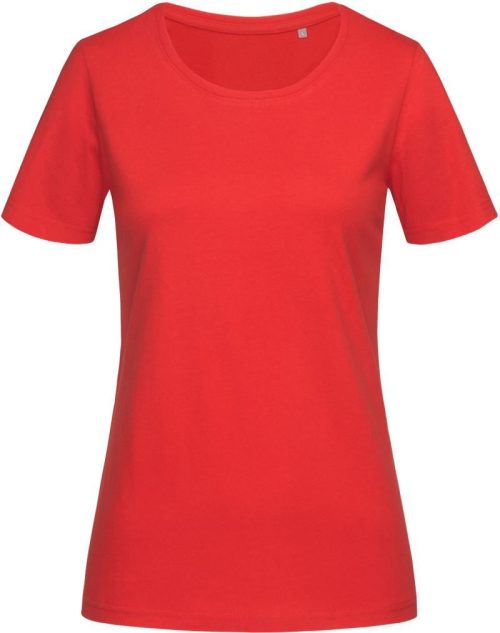 Damen T-Shirt Lux T Women – Stedman in Scarlet Red