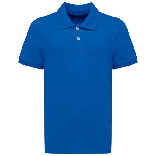 Polohemd aus Pikeetrikot für Kinder NS209 – Native Spirit in Sea Blue