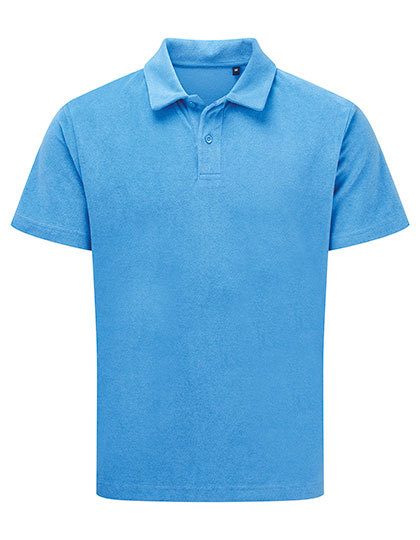Men´s Terry Polo – WOMBAT® in Sea Blue