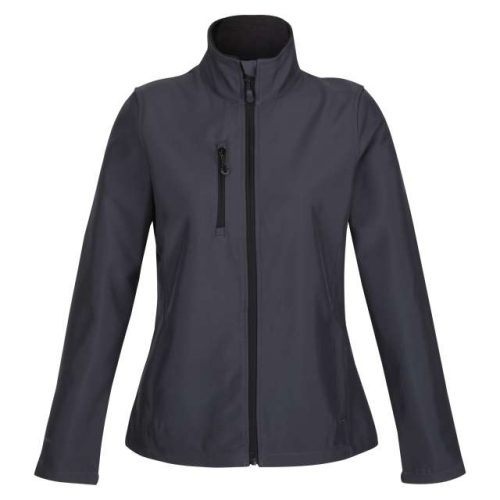 Women's Honestly Made Recycled Printable Softshell Jacket – Regatta in Seal Grey