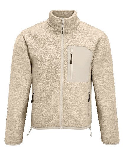Unisex Sherpa Jacket Fury – SOL´S in Shear Beige/Beige