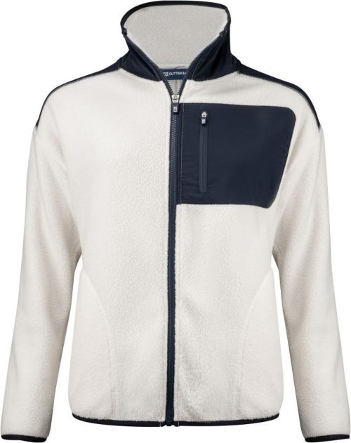 Damen Sherpa Fleece Jacke Cascade Sherpa Women – Cutter & Buck in Shell White
