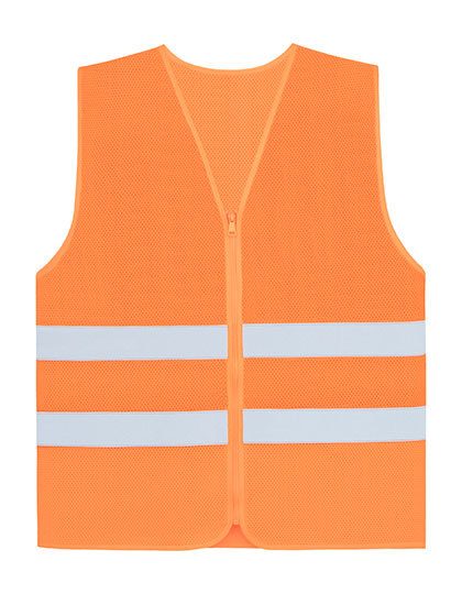 Comfort Mesh Safety Vest Rhodes CO² Neutral – Korntex in Signal Orange