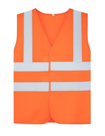 Childrens Safety Vest Esbjerg - 4 Reflective Stripes – Korntex in Signal Orange