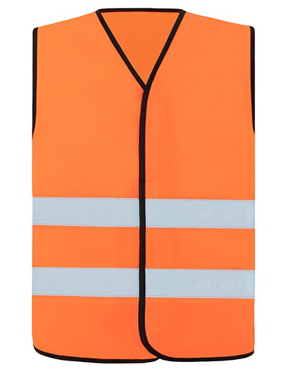 Comfort Safety Vest Soltau CO² Neutral – Korntex in Signal Orange