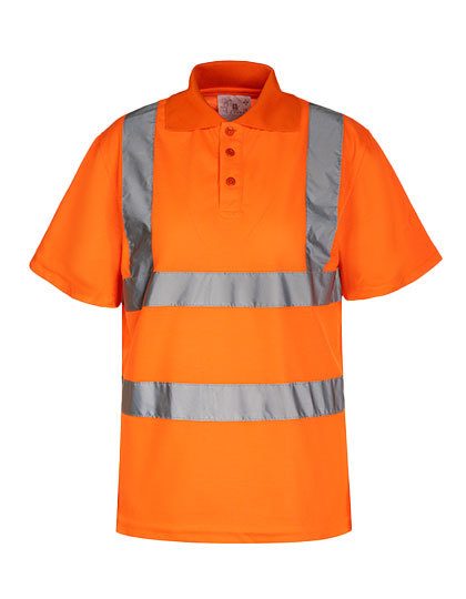 Hi-Vis Basic Polo Shirt Liverpool – Korntex in Signal Orange