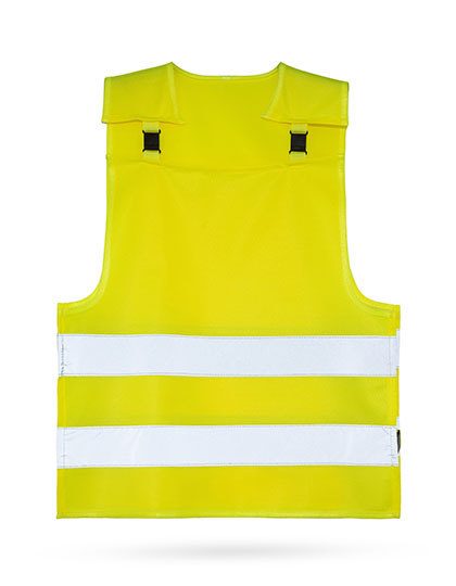 Children´s Safety Poncho with anti-strangulation system “Koge” – Korntex in Signal Yellow