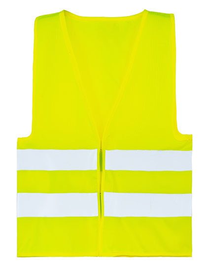 Children´s Safety vest in mini vacuum packaging “Billund” – Korntex in Signal Yellow