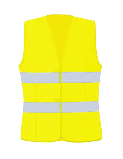 Ladies Fit Hi-Vis Safety Vest Frankfurt – Korntex in Signal Yellow
