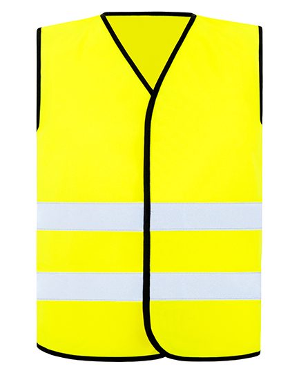 Comfort Safety Vest Soltau CO² Neutral – Korntex in Signal Yellow