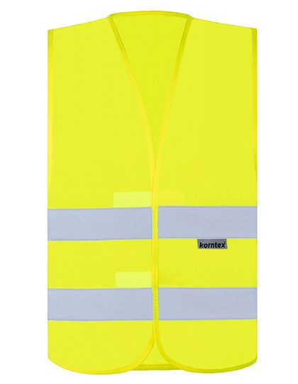 Robust Hi-Vis Safety Vest Goeppingen – Korntex in Signal Yellow